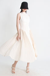 Amira Highend Sleeveless Pleated Dress | Dress In Beauty